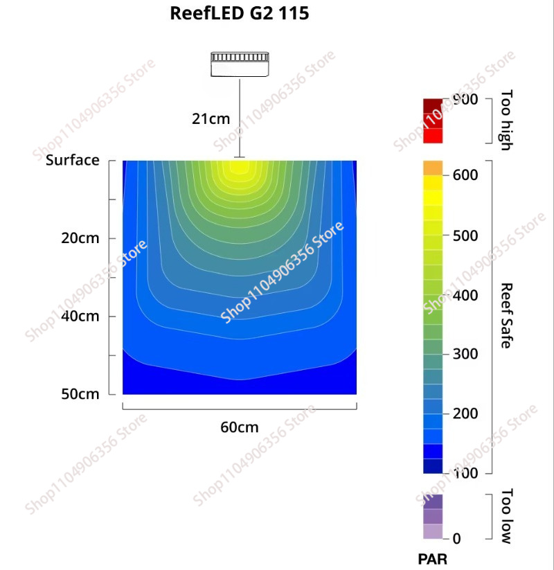 New LED 60w Aquarium Light Bes - Reef Lighting 评论和价格