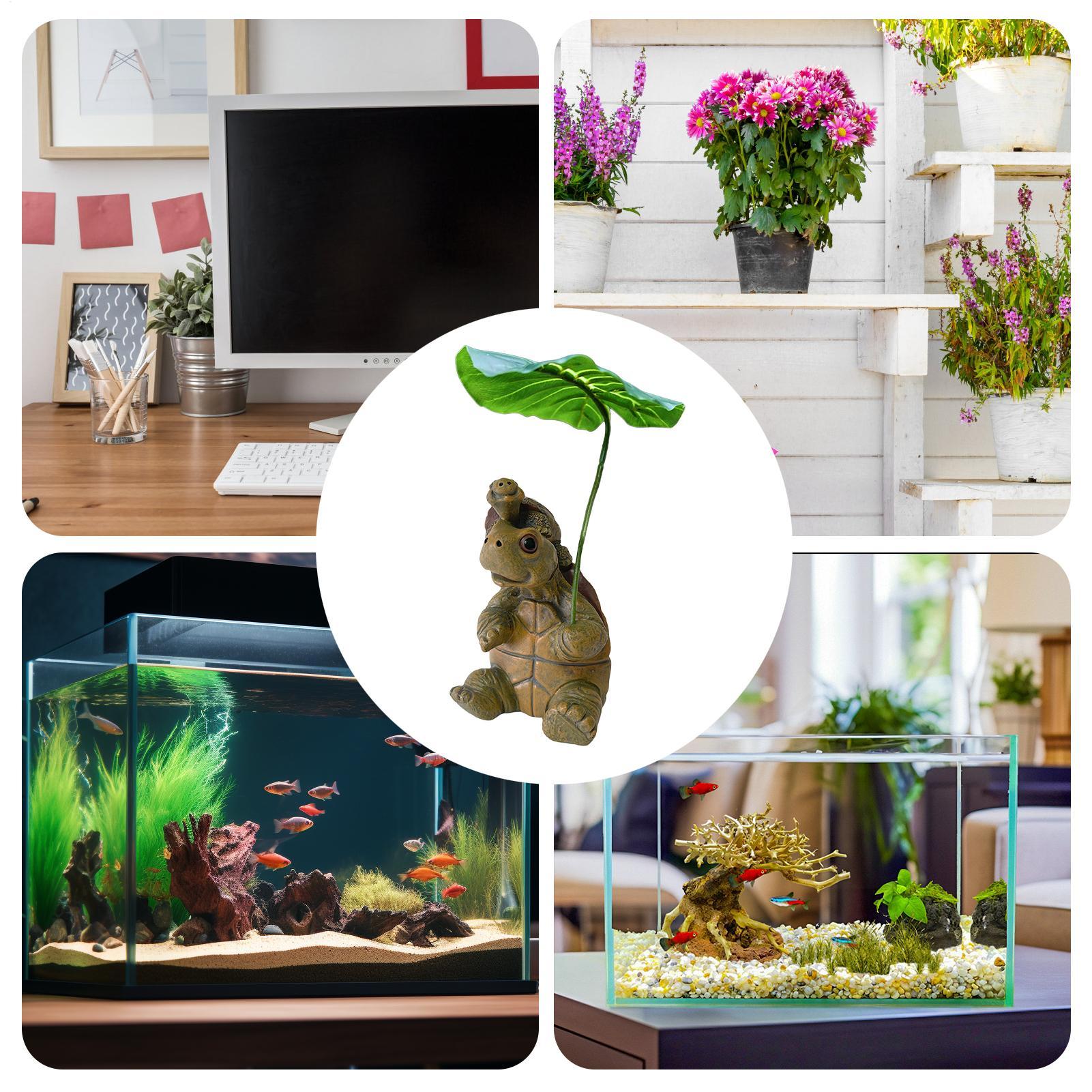 Turtle Figurine Fish Tank Deco - Ocean Aquarium 评论和价格